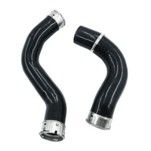 2 x Intercooler Hot & Cold Side Silicone Hose Fit For Nissan Navara D23 NP300 2.3L M9T Turbo