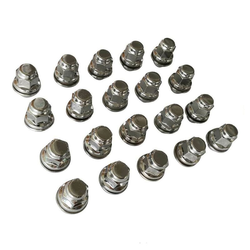 24 Pcs Wheel Nuts Fit For Toyota Landcruiser Sahara VX Altitude GXL GX 78 79 100 200 Series
